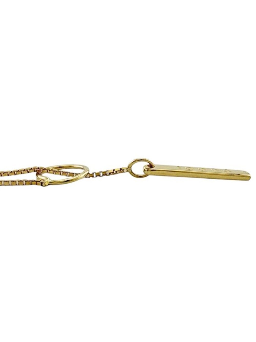 ★SOLD★ Gucci Lariat Necklace 18K Yellow Gold - Picture 4 of 7